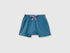 Benetton Pink Baby Shorts with Animal Embroidery SKU: 3MI5A900K_0V2 Image 01