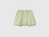 Benetton Grey Baby Shorts with Animal Embroidery SKU: 3MI5A900K_218 Image 01