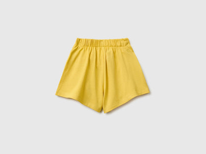 Benetton Yellow Girls Knotted Culottes SKU: 3MI5G9028_22R Image 02