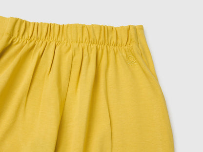 Benetton Yellow Girls Knotted Culottes SKU: 3MI5G9028_22R Image 03