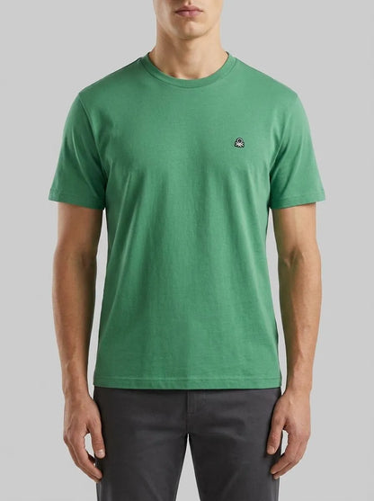 Benetton Light Green Men Organic Cotton T-Shirt SKU: 3MI5J1AF7_6P8 Image 00