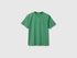 Benetton Light Green Men Organic Cotton T-Shirt SKU: 3MI5J1AF7_6P8 Image 01