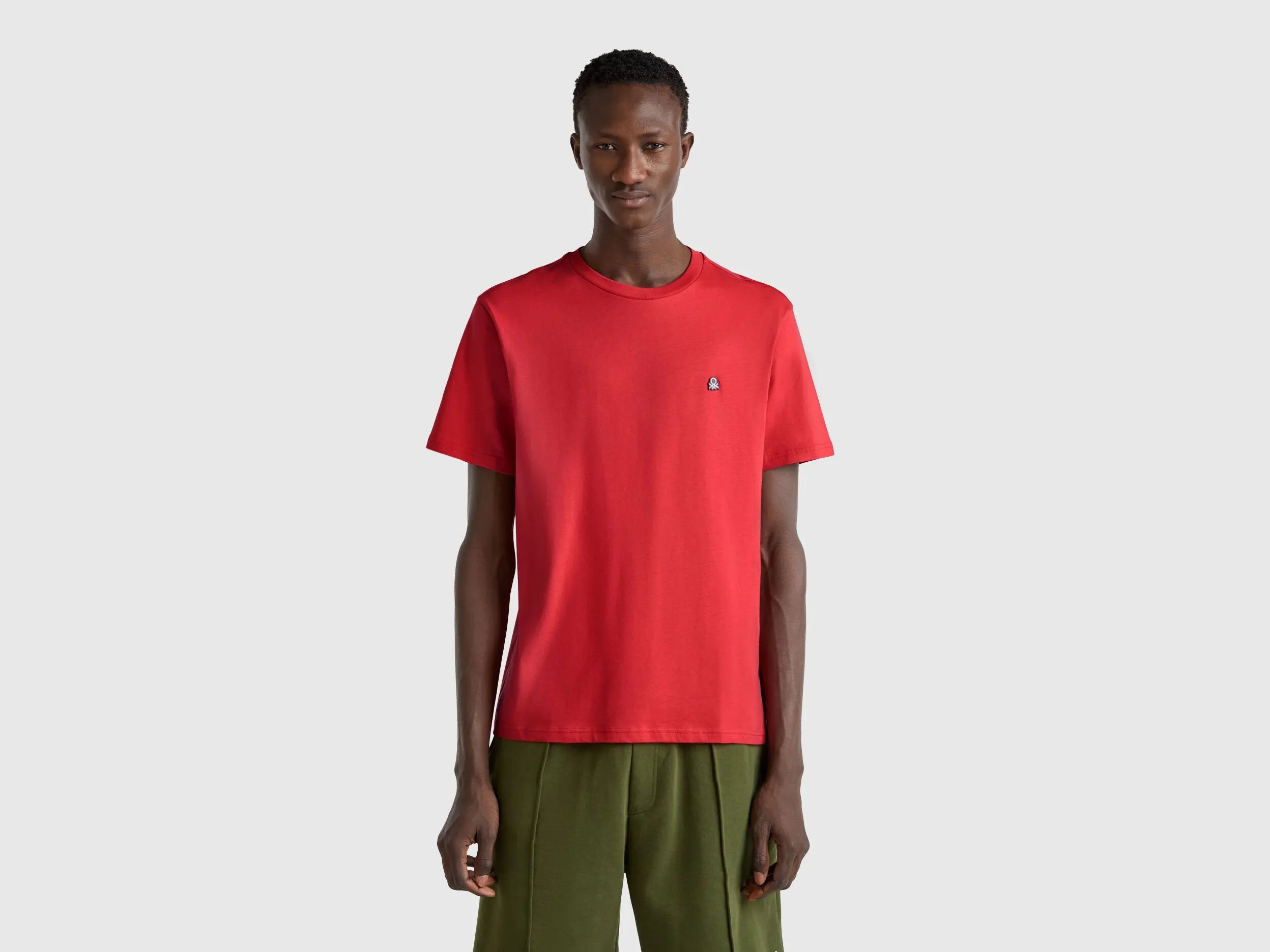 Benetton_Cotton Basic T-Shirt_3MI5J1AF7_736_01