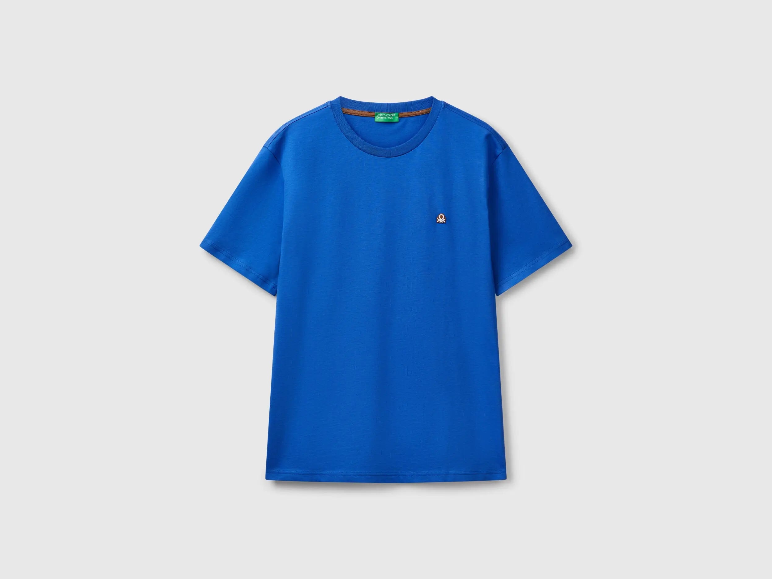 Benetton_Cotton Basic T-Shirt_3MI5J1AF7_74Q_03