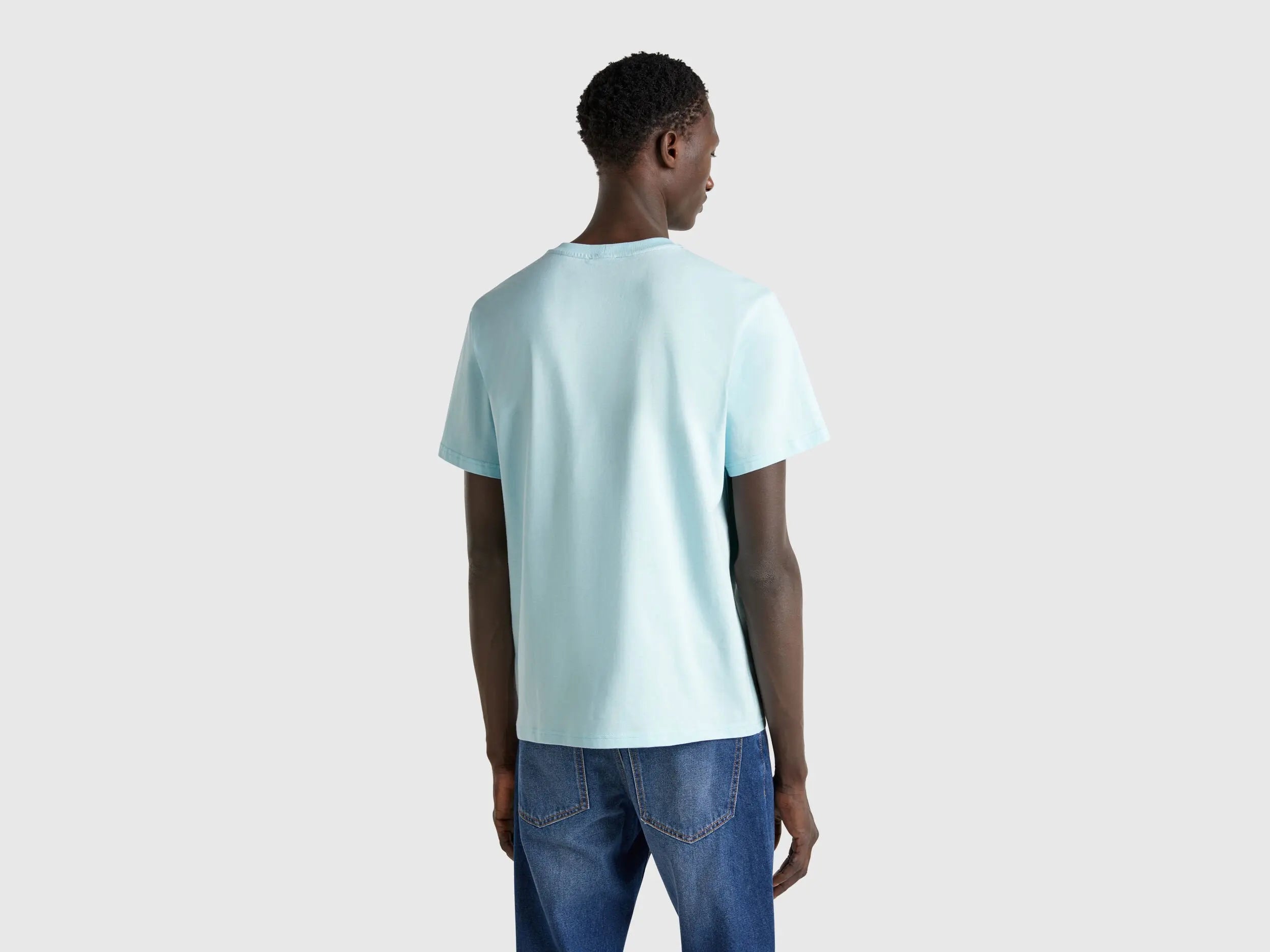Benetton_Cotton Basic T-Shirt_3MI5J1AF7_84A_02