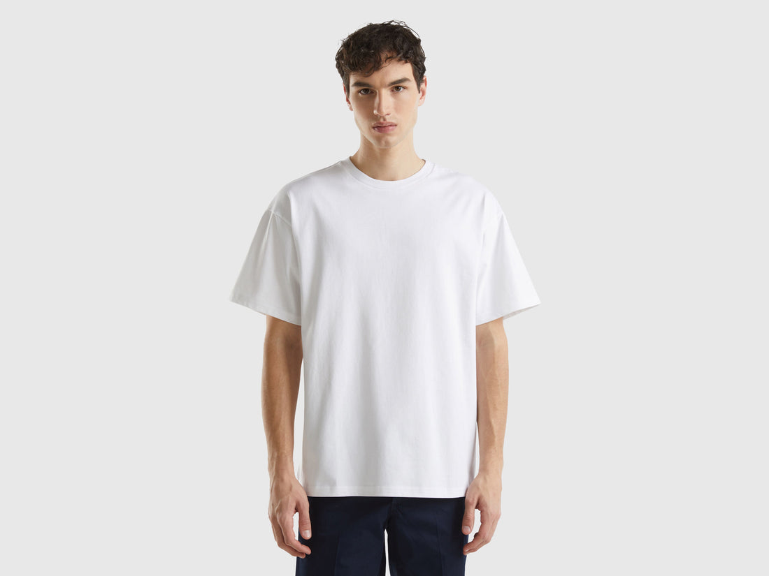 Oversized T-Shirt In Organic Cotton_3MI6U108T_101_01