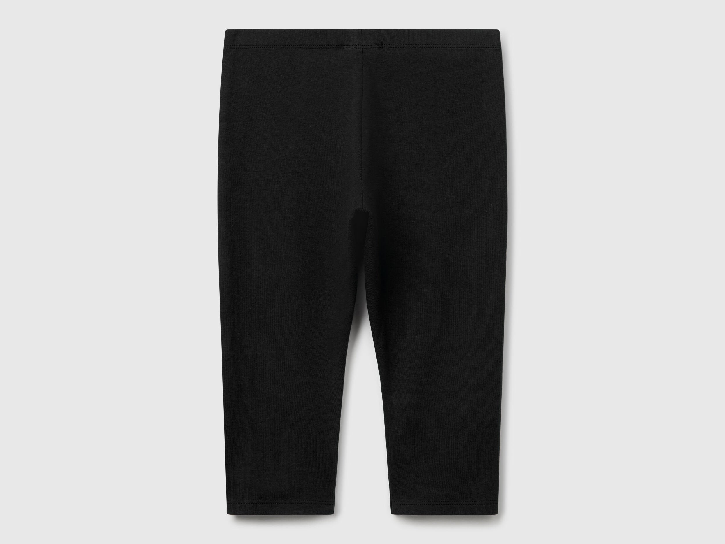 Beneton_Knee-Length Stretch Cotton Leggings_3MT1CF02J_100_02