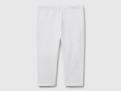 Beneton_Knee-Length Stretch Cotton Leggings_3MT1CF02J_101_01