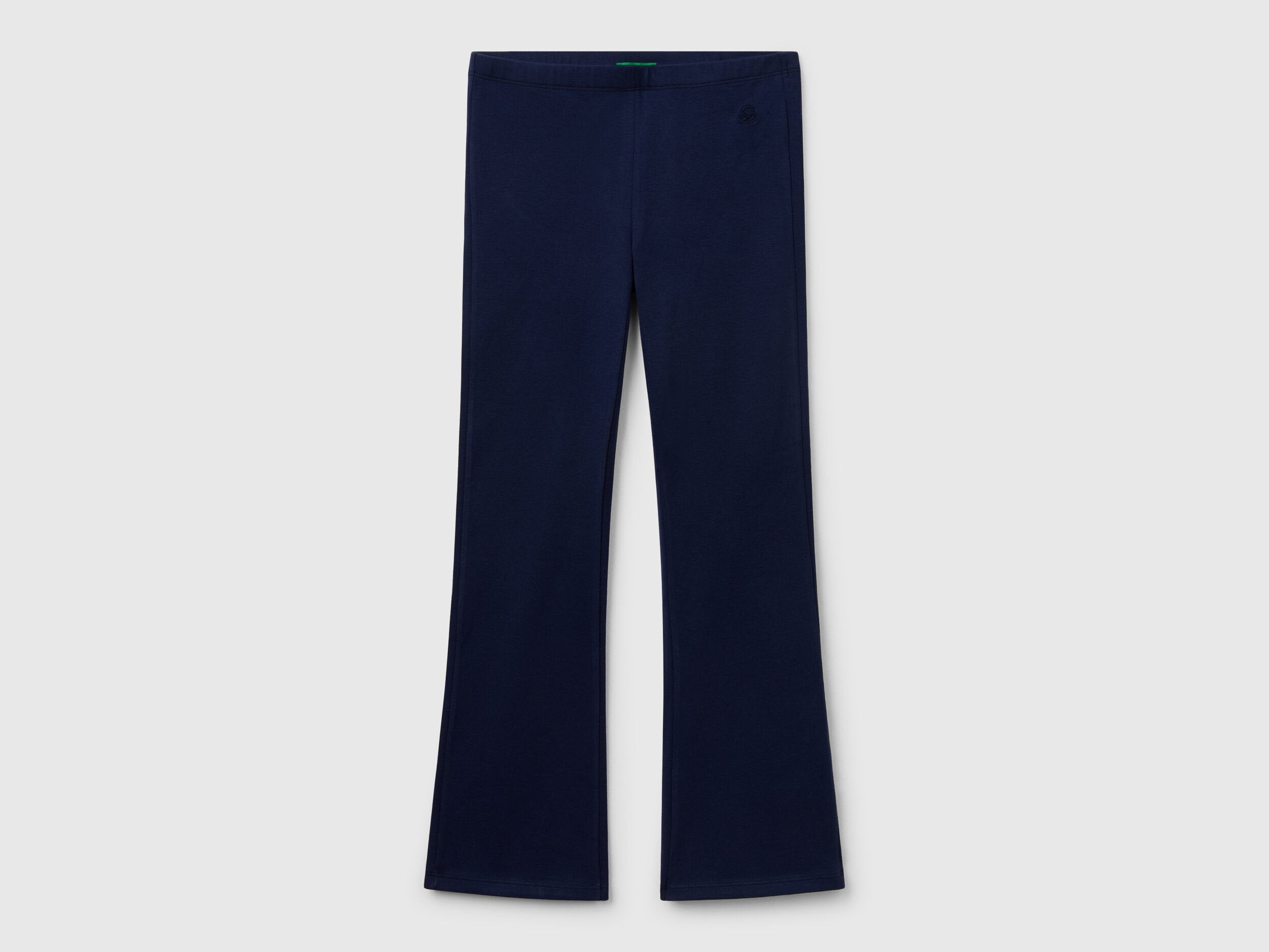 Benetton_Flared Leggings in Stretch Cotton_3MT1CF037_252_01
