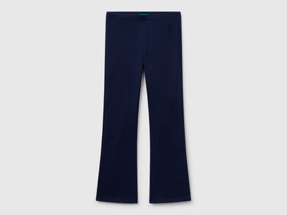 Benetton_Flared Leggings in Stretch Cotton_3MT1CF037_252_01