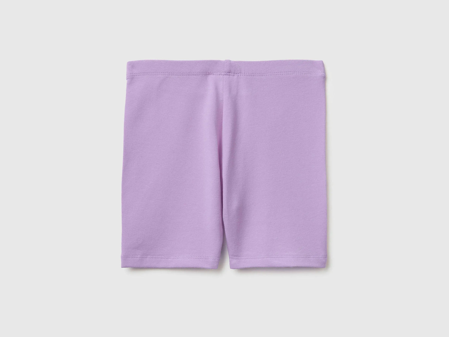 Benetton Purple Girls Stretch Cotton Short Leggings SKU: 3MT1G900R_2P5 Image 02