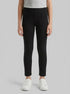 Benetton Black Girls Stretch Cotton Leggings SKU: 3MT1GF01L_100 Image 00