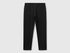 Benetton Black Girls Stretch Cotton Leggings SKU: 3MT1GF01L_100 Image 01