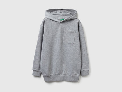 Benetton_Light Gray_Oversized Sweatshirt with Bold Print_3NBMC205A_501_01
