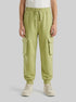 Benetton Military Green Boys Fleece Cargo Joggers SKU: 3NBMCF06I_1Q1 Image 00