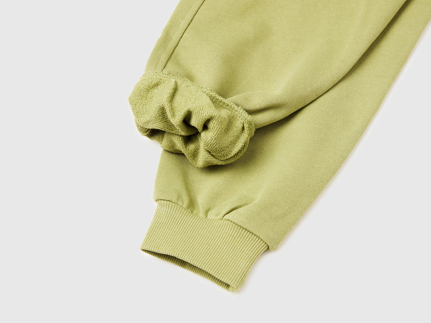 Benetton Military Green Boys Fleece Cargo Joggers SKU: 3NBMCF06I_1Q1 Image 03