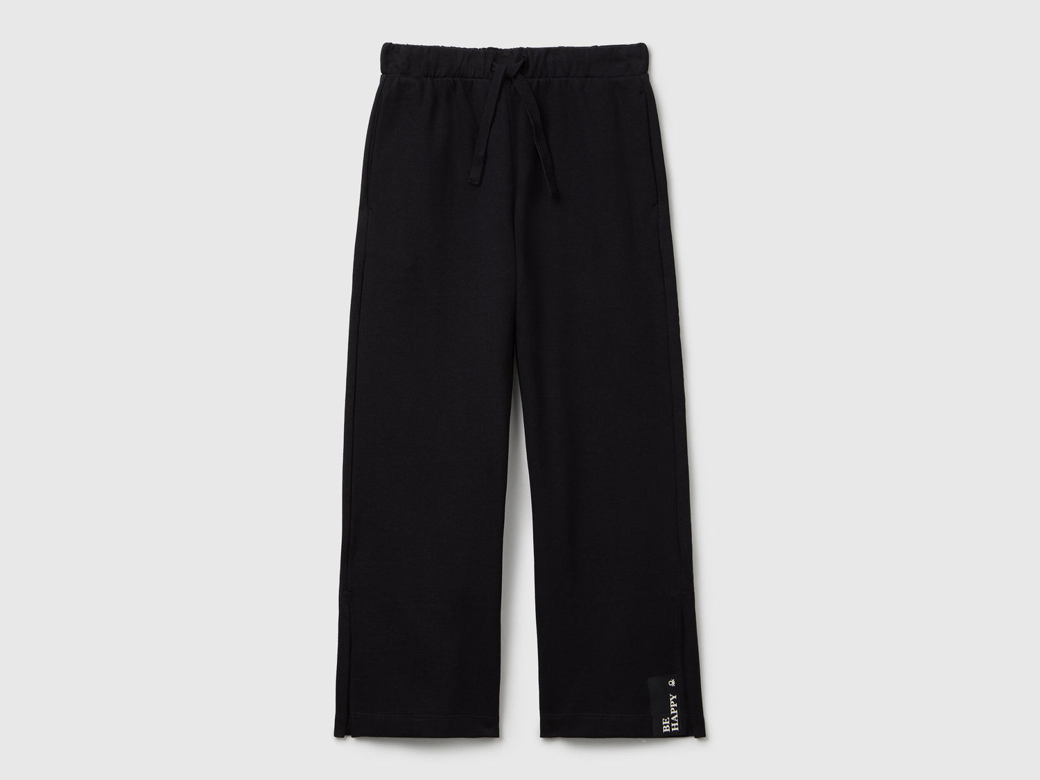 Benetton_Black_Wide Legged Sweatpants_3NBMCF06K_100_01
