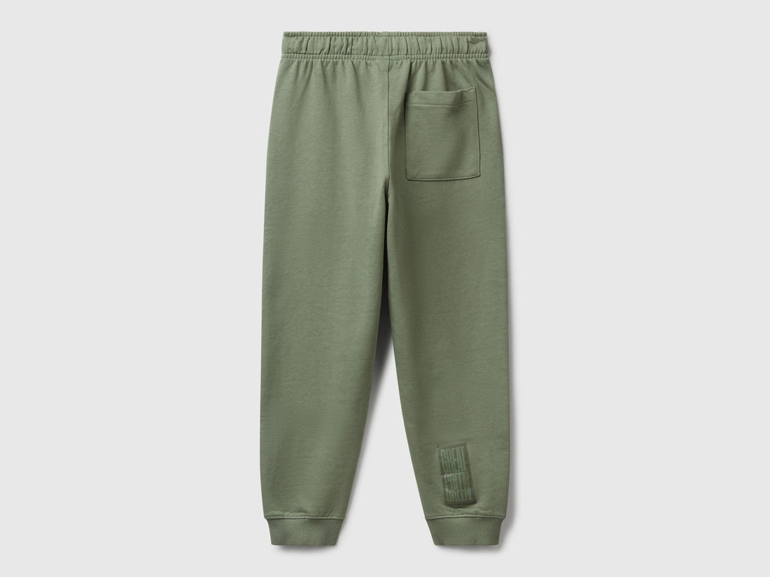 Benetton_Military Green_Pure Cotton Joggers_3NBMCF06N_075_02