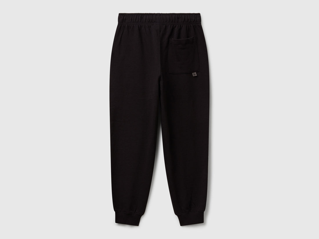 Benetton_Black_Pure Cotton Joggers_3NBMCF06N_100_02