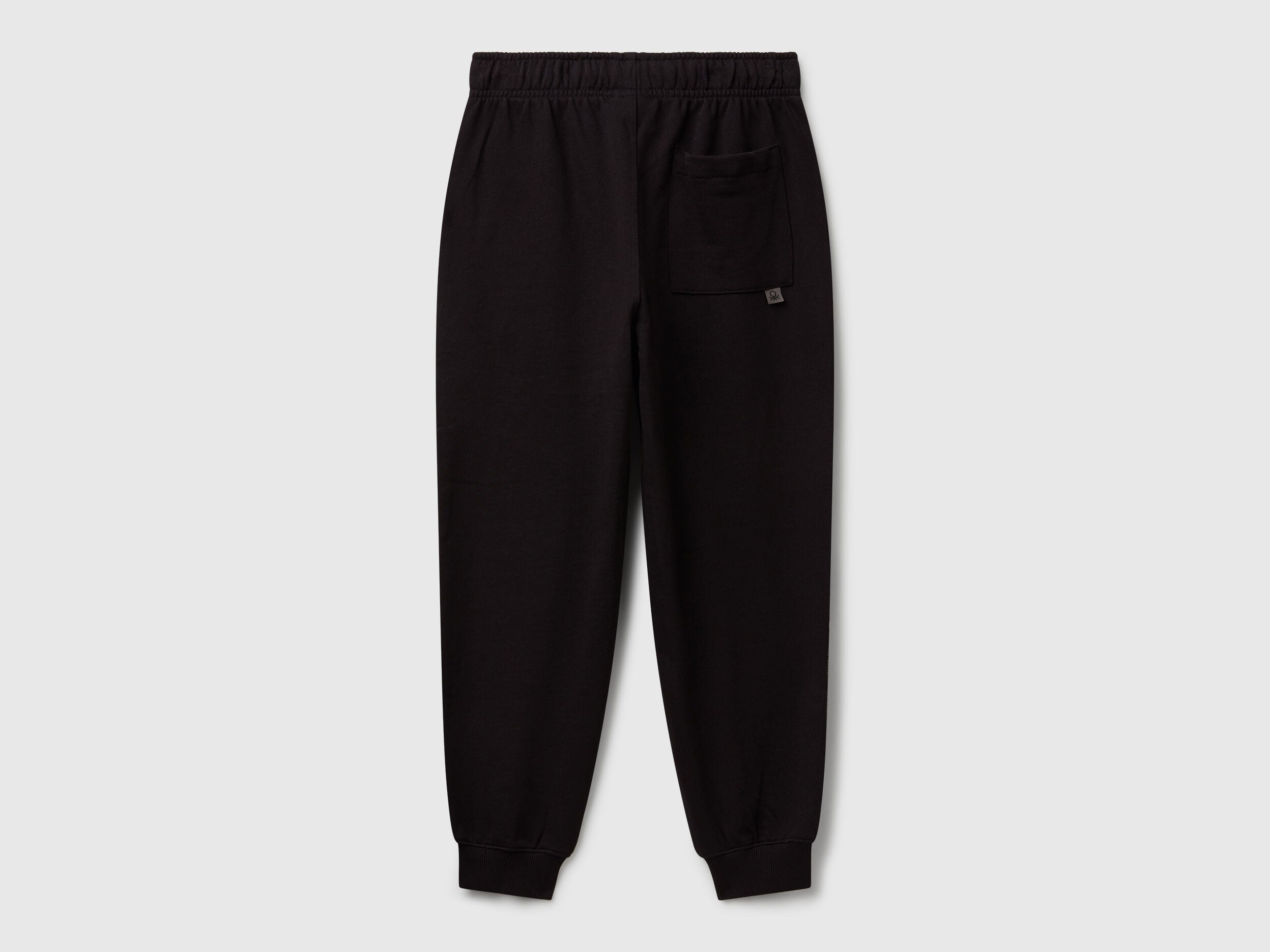 Benetton_Black_Pure Cotton Joggers_3NBMCF06N_100_02