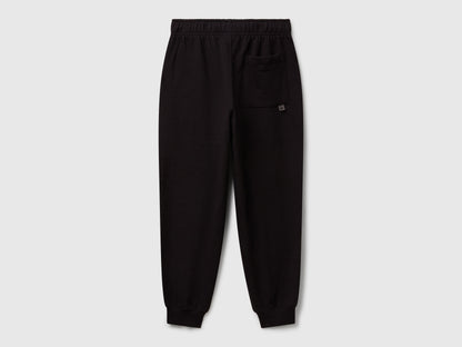 Benetton_Black_Pure Cotton Joggers_3NBMCF06N_100_02