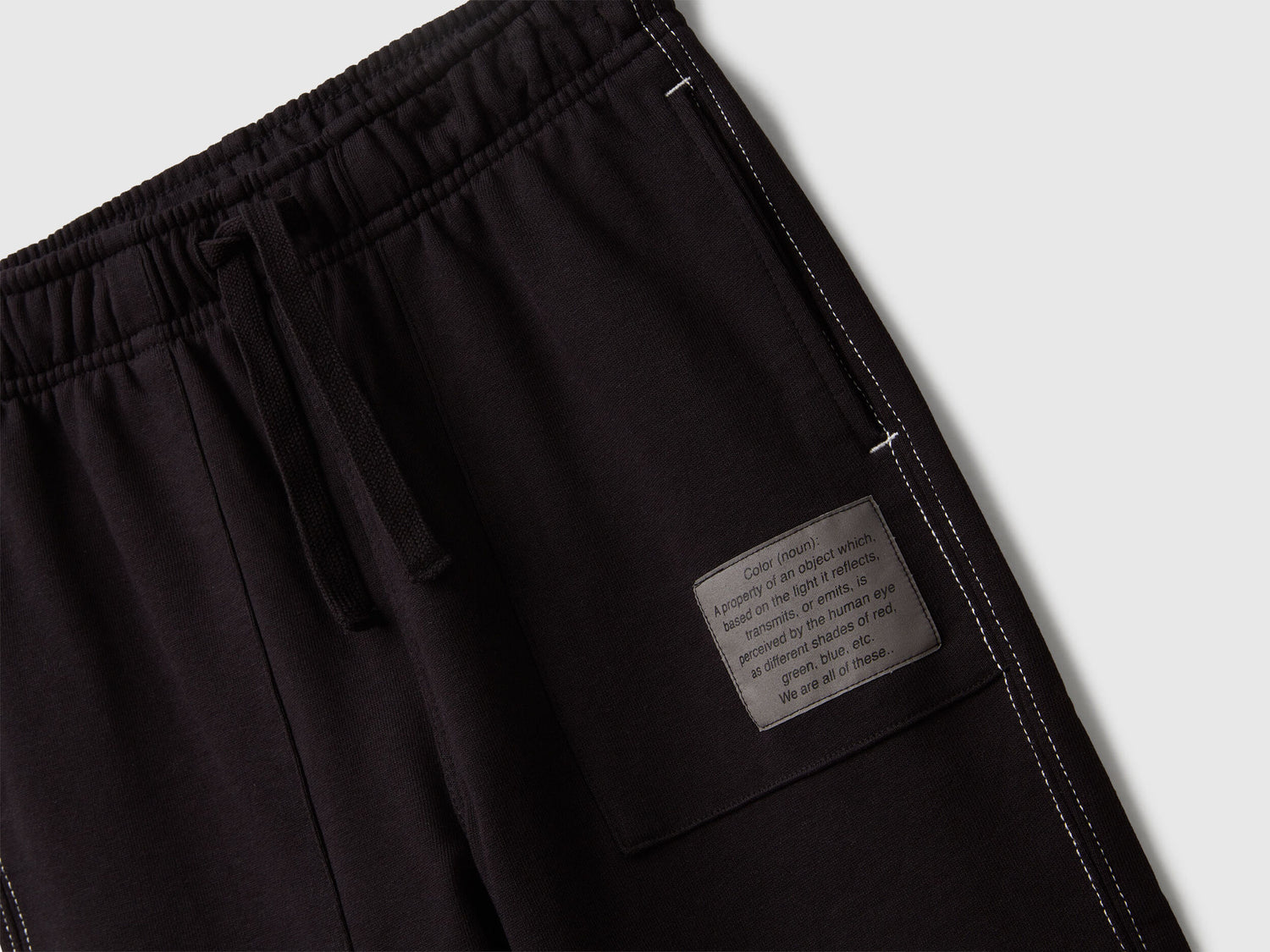 Benetton_Black_Pure Cotton Joggers_3NBMCF06N_100_03