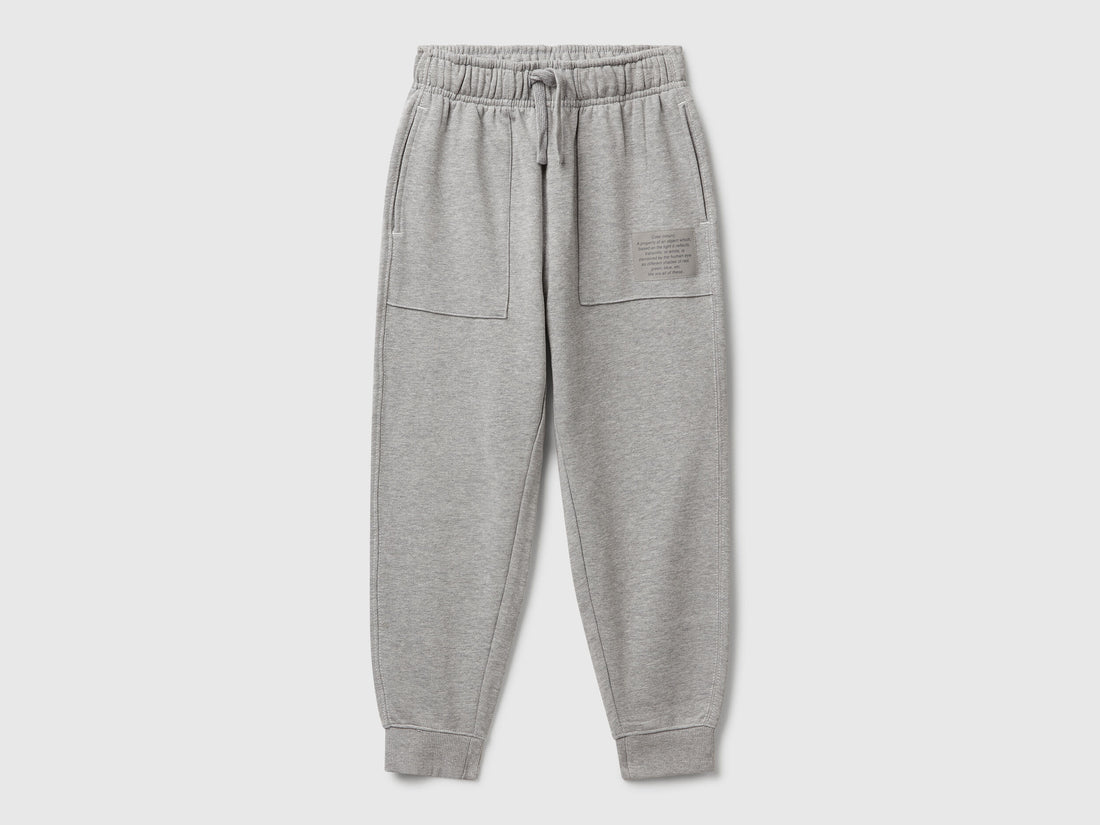 Benetton_Gray_Pure Cotton Joggers_3NBMCF06N_501_01