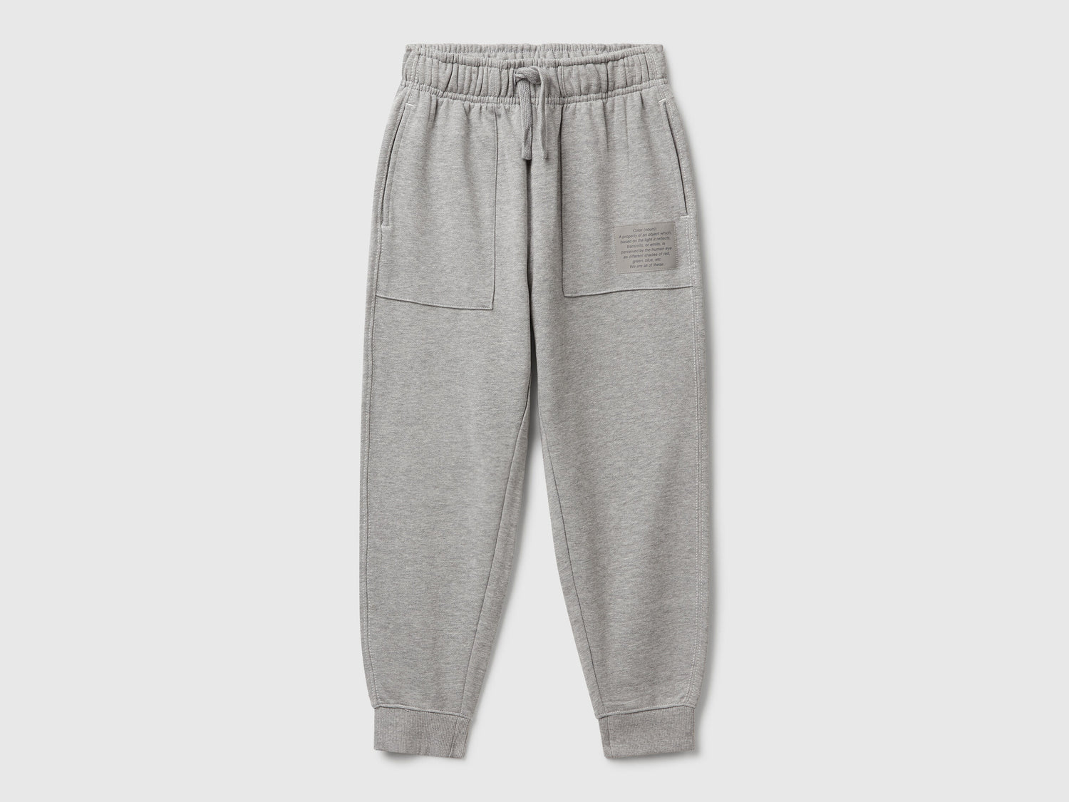 Benetton_Gray_Pure Cotton Joggers_3NBMCF06N_501_01