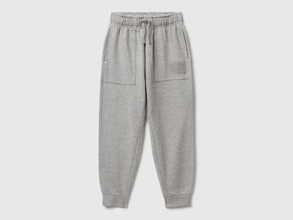 Benetton_Gray_Pure Cotton Joggers_3NBMCF06N_501_01