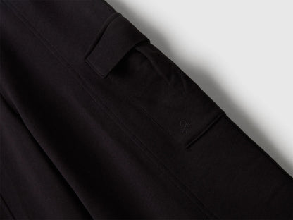 Benetton_Black_Wide Fit Cargo Trousers_3NBMCF06O_100_03