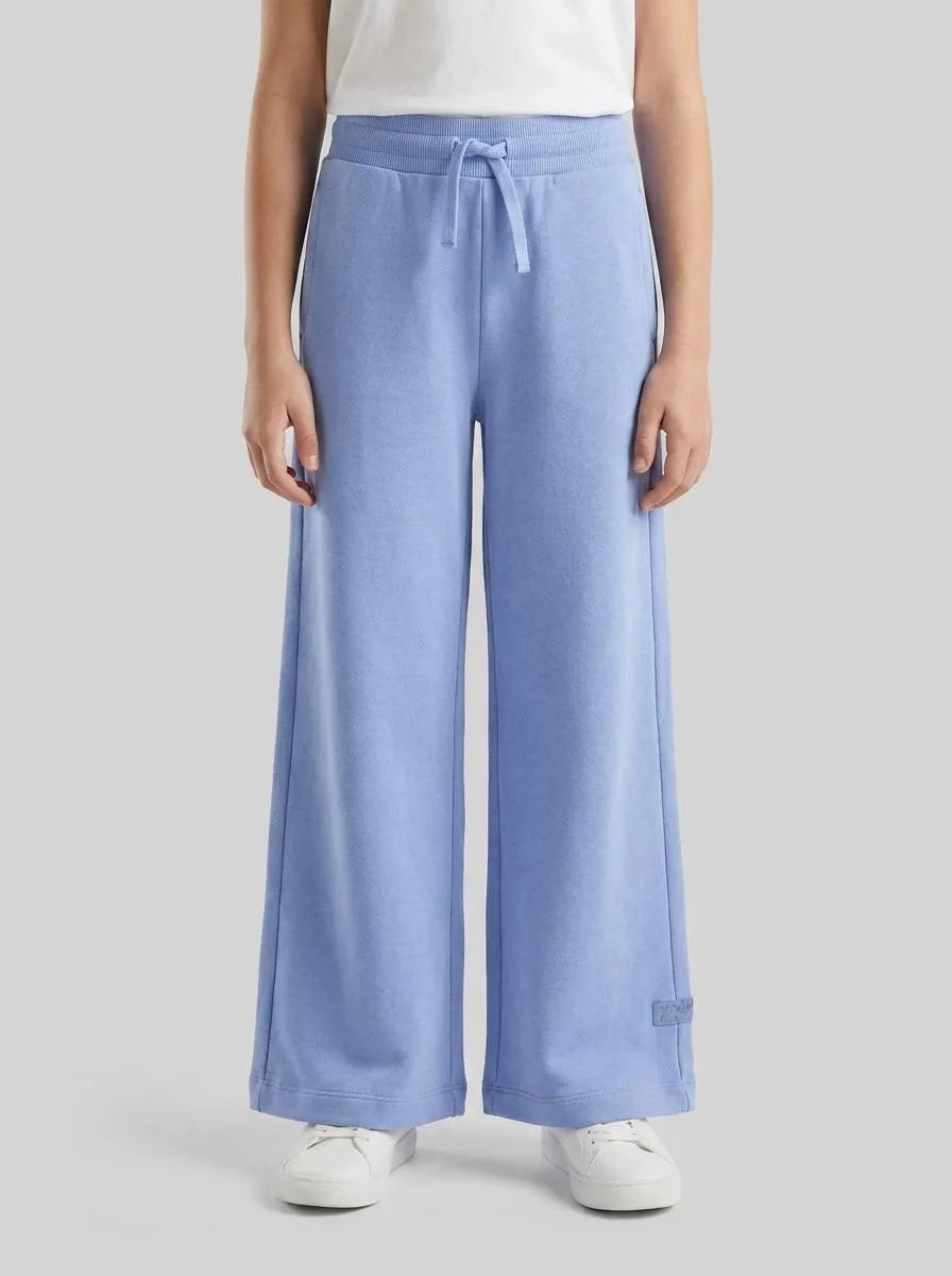 Benetton Lavender Girls Wide-Leg Sweatpants SKU: 3NBMCF06Y_13E Image 00