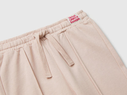 Benetton_Soft Pink_Loose Fit Sweatpants_3NBMGF04Y_12U_03
