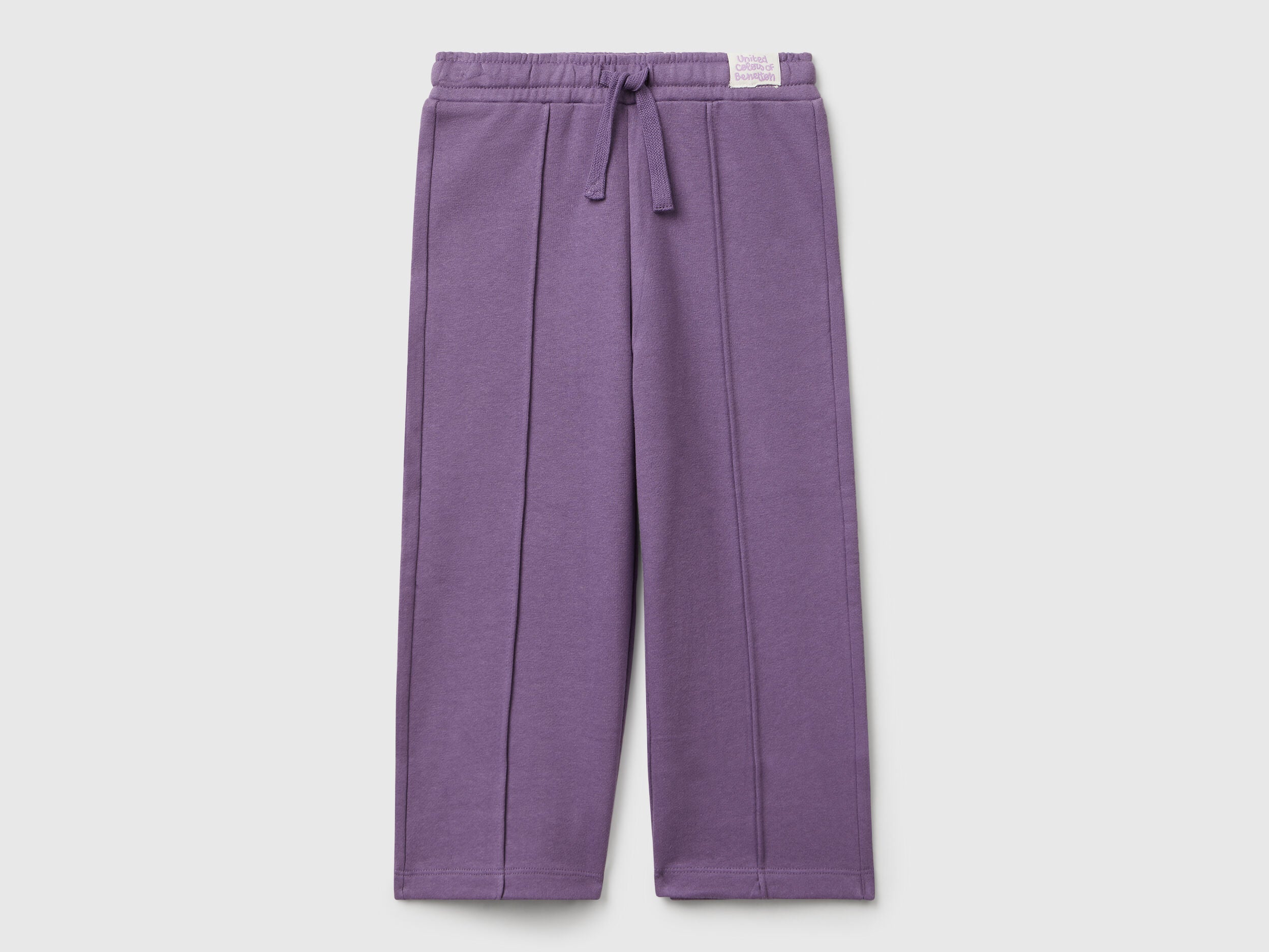 Benetton_Purple_Loose Fit Sweatpants_3NBMGF04Y_1V4_01