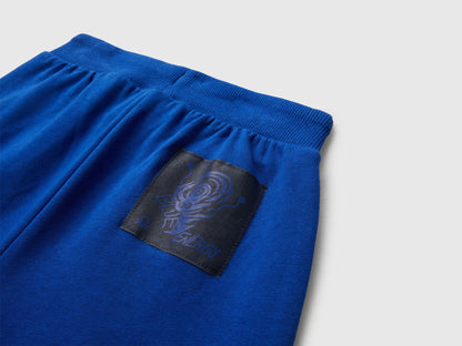 Benetton_Bright Blue_100% Cotton Joggers_3NBMGF053_19R_03