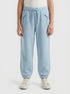 Benetton Light Blue Girls Sweatpants with Bows SKU: 3NBMGF05D_12C Image 00