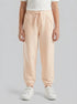 Benetton Soft Pink Girls Sweatpants with Bows SKU: 3NBMGF05D_20Y Image 00