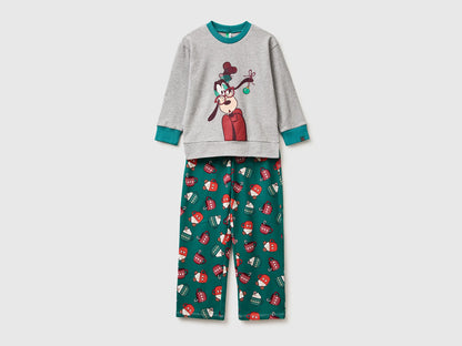 Benetton_Light Gray_Goofy ©Disney Christmas Pyjamas_3P050P09K_501_01