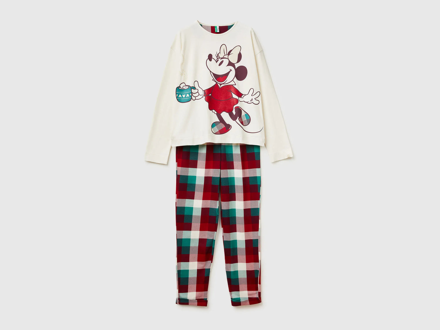 Benetton_Creamy White_Minnie Mouse ©Disney Christmas Pyjamas_3P053P04G_0R2_01