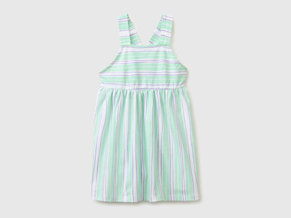 Benetton Aqua Girls Printed Dress SKU: 3P0UGV013_73G Image 01