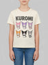 Benetton Creamy White Girls Kuromi Hello Kitty T-Shirt SKU: 3P4ZC10SQ_00E Image 00
