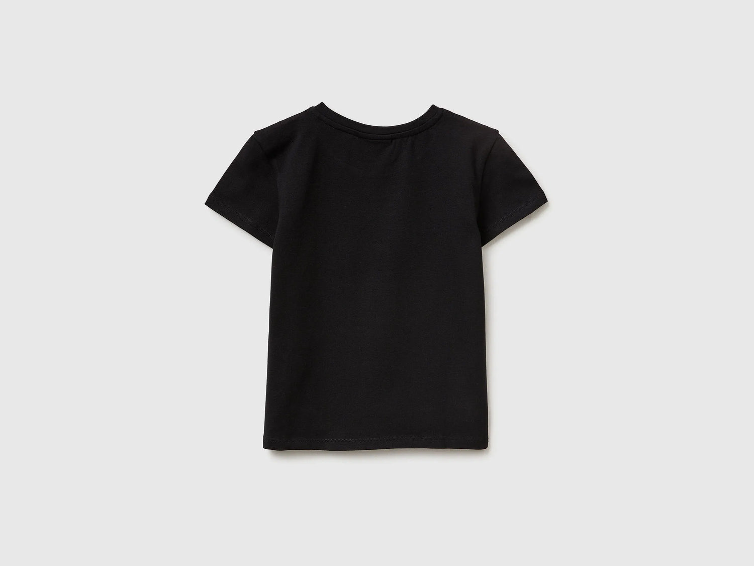 Benetton Black Girls Kuromi Hello Kitty T-Shirt SKU: 3P4ZC10SQ_100 Image 02