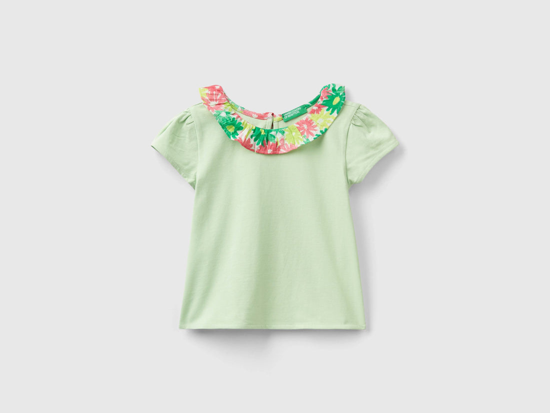 T Shirt With Floral Collar_3P4Zg10Ev_26L_01