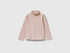 Benetton_Soft Pink_Turtleneck T-Shirt in Stretch Cotton_3P4ZG200D_12U_01
