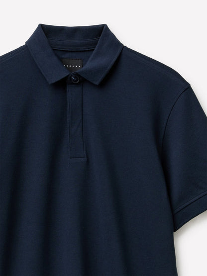 Sisley Dark blue Men Regular Fit Polo Shirt SKU: 3P6XS3011_06U Image 03