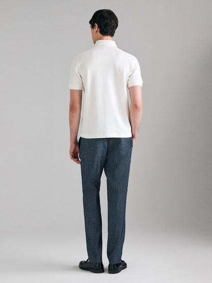 Sisley Creamy white Men Regular Fit Polo Shirt SKU: 3P6XS3011_0Q2 Image 02
