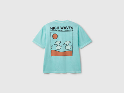 Benetton_T-Shirt with Print on Front and Back_3PCMC10N7_78T_02