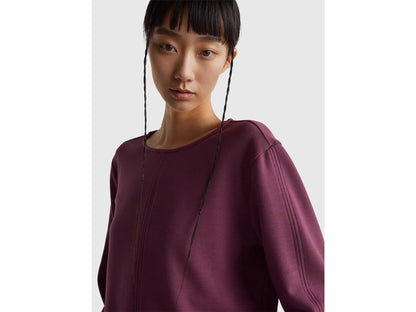 Benetton_Purple_Stretch Modal T-Shirt_3QAFD10AU_1D3_04