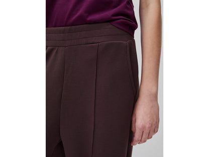 Benetton Dark Brown Women Comfort Fit Fluid Trousers SKU: 3QAFDF01L_0G3 Image 04