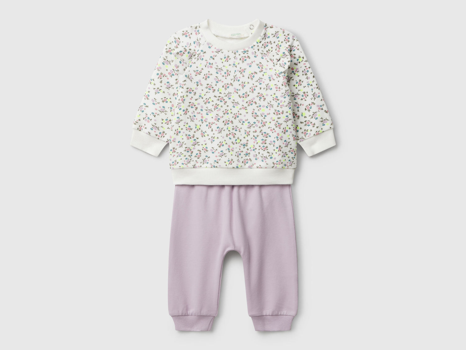 Benetton_Lilac_Sweat Set with Print_3QGXAK01B_62U_01