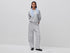 Benetton Light Gray Women Barrel Fit Sweatpants SKU: 3SKGDF01N_501 Image 01